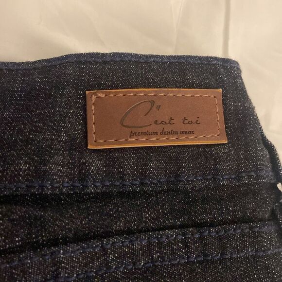 Women's Cest Toi Denim Shorts Size 1XL - Picture 7 of 7